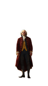 George Washington Inauguration Vinyl Car Decal Sticker – Waterproof & UV-Resistant 8"