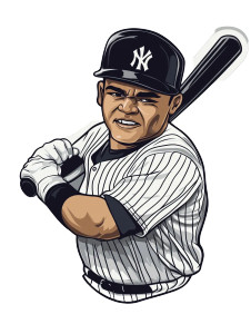 Babe Ruth Sticker Vinyl Car Decal Sticker – Waterproof & UV-Resistant 8"