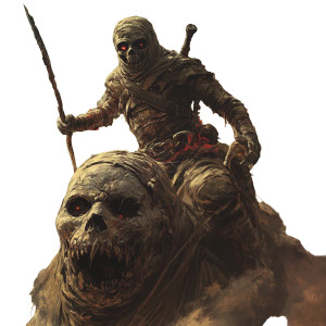 Mummy On Giant Vinyl Car Decal Sticker – Waterproof & UV-Resistant 8"