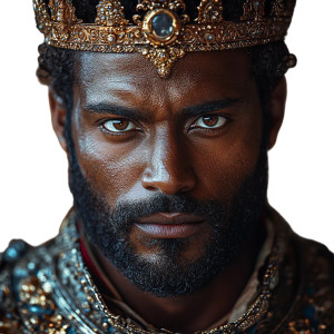 Royal Black King Vinyl Car Decal Sticker – Waterproof & UV-Resistant 8"