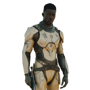 Dune Suit Warrior Vinyl Car Decal Sticker – Waterproof & UV-Resistant 8"