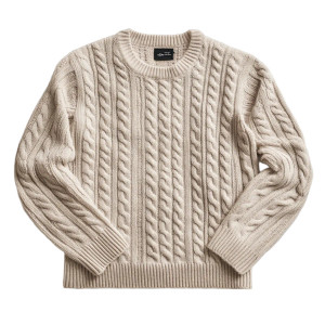 Cable Knit Sweater Vinyl Car Decal Sticker – Waterproof & UV-Resistant 8"