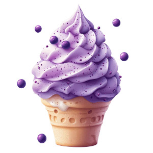 Soft Ice Cream Party Vinyl Car Decal Sticker – Waterproof & UV-Resistant 8"