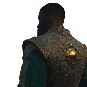 Royal Moon Gazer Vinyl Car Decal Sticker – Waterproof & UV-Resistant 8"