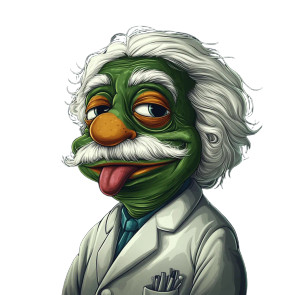 Einstein Pepe Frog Vinyl Car Decal Sticker – Waterproof & UV-Resistant 8" Einstein Pepe Frog Vinyl Car Decal Sticker – Waterproof & UV-Resistant 8"