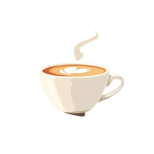 Cappuccino Cup Vinyl Car Decal Sticker – Waterproof & UV-Resistant 8" Cappuccino Cup Vinyl Car Decal Sticker – Waterproof & UV-Resistant 8"