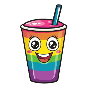 Cartoon Party Cup Vinyl Car Decal Sticker – Waterproof & UV-Resistant 8" Cartoon Party Cup Vinyl Car Decal Sticker – Waterproof & UV-Resistant 8"