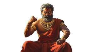 Angry Tamil King Vinyl Car Decal Sticker – Waterproof & UV-Resistant 8" Angry Tamil King Vinyl Car Decal Sticker – Waterproof & UV-Resistant 8"