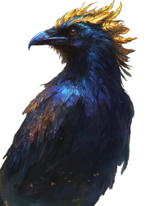 Divine Jinwu Bird Vinyl Car Decal Sticker – Waterproof & UV-Resistant 8"