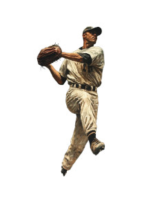 Vintage Baseball Pitcher Vinyl Car Decal Sticker – Waterproof & UV-Resistant 8"
