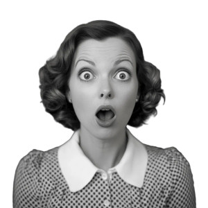 Surprised Business Woman Vinyl Car Decal Sticker – Waterproof & UV-Resistant 8" Surprised Business Woman Vinyl Car Decal Sticker – Waterproof & UV-Resistant 8"