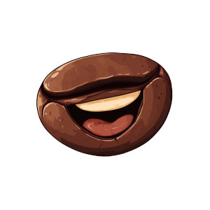 Smiling Coffee Bean V2 Vinyl Car Decal Sticker – Waterproof & UV-Resistant 8" Smiling Coffee Bean V2 Vinyl Car Decal Sticker – Waterproof & UV-Resistant 8"