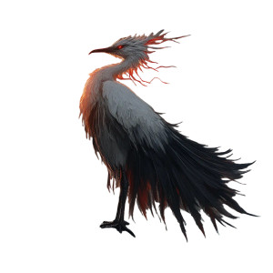 Mythical Storm Bird Vinyl Car Decal Sticker – Waterproof & UV-Resistant 8"