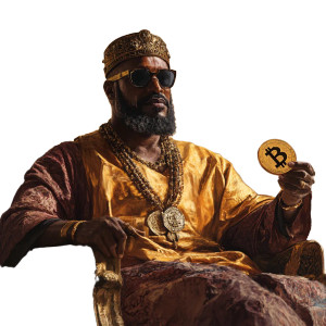 Mansa Musa Crypto Vinyl Car Decal Sticker – Waterproof & UV-Resistant 8"