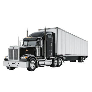 Black Big Rig V2 Vinyl Car Decal Sticker – Waterproof & UV-Resistant 8"