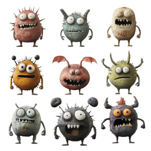 Little Monster Nfts Vinyl Car Decal Sticker – Waterproof & UV-Resistant 8"