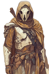 Desert Warrior Mask Vinyl Car Decal Sticker – Waterproof & UV-Resistant 8"