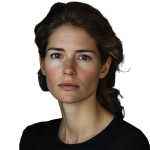 Serious Studio Portrait Vinyl Car Decal Sticker – Waterproof & UV-Resistant 8"