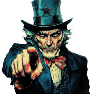 Grim Dark Sam Vinyl Car Decal Sticker – Waterproof & UV-Resistant 8"