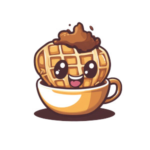 Waffle Coffee Logo Vinyl Car Decal Sticker – Waterproof & UV-Resistant 8" Waffle Coffee Logo Vinyl Car Decal Sticker – Waterproof & UV-Resistant 8"