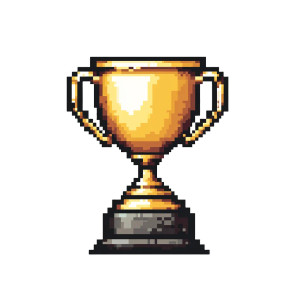 Retro Nes Trophy Vinyl Car Decal Sticker – Waterproof & UV-Resistant 8"