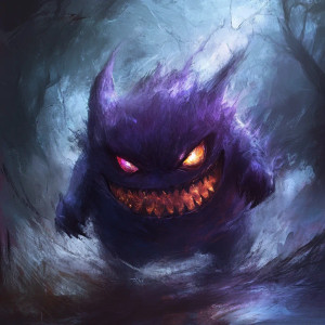 Gengar Pokemon Vinyl Car Decal Sticker – Waterproof & UV-Resistant 8"