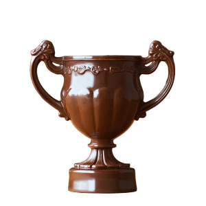 Chocolate Trophy Vinyl Car Decal Sticker – Waterproof & UV-Resistant 8"