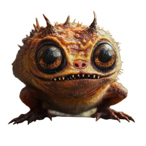 Creepy Realistic Monster Vinyl Car Decal Sticker – Waterproof & UV-Resistant 8"