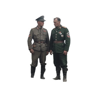 Ww2 Officers Vinyl Car Decal Sticker – Waterproof & UV-Resistant 8"