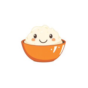 Happy Bowl Icon Vinyl Car Decal Sticker – Waterproof & UV-Resistant 8"