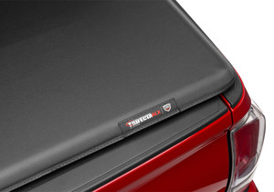 2022-2024 Toyota Tundra | Extang Trifecta ALX Soft Folding Tonneau Cover | Secure Auto Latch, Ancona Pebble Grained Fabric, Easy Removal | Matte Black