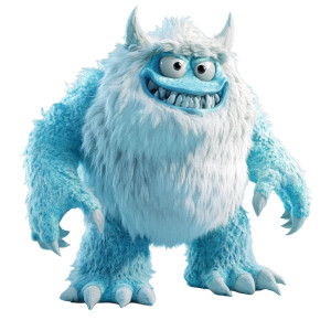 Frozen Giant Monster Vinyl Car Decal Sticker – Waterproof & UV-Resistant 8"