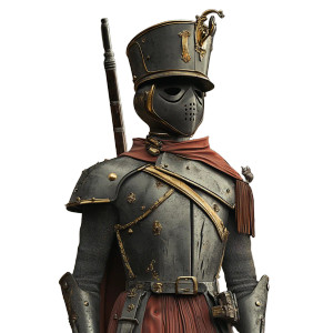 Victorian Toy Soldier Vinyl Car Decal Sticker – Waterproof & UV-Resistant 8"