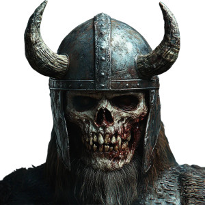 Zombie Viking V2 Vinyl Car Decal Sticker – Waterproof & UV-Resistant 8"