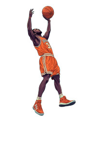 Iconic Dunk Moment Vinyl Car Decal Sticker – Waterproof & UV-Resistant 8"