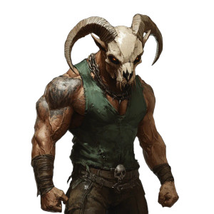 Goatman Villain Vinyl Car Decal Sticker – Waterproof & UV-Resistant 8"