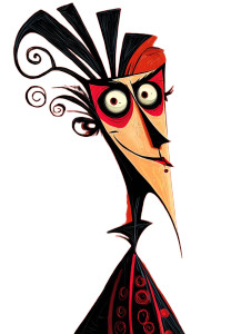 Wacky Cartoon Villain Vinyl Car Decal Sticker – Waterproof & UV-Resistant 8"