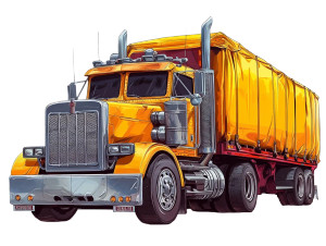 Heavy Cargo Truck Vinyl Car Decal Sticker – Waterproof & UV-Resistant 8" Heavy Cargo Truck Vinyl Car Decal Sticker – Waterproof & UV-Resistant 8"