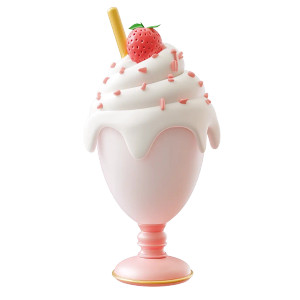 White Ice Cream Icon Vinyl Car Decal Sticker – Waterproof & UV-Resistant 8"
