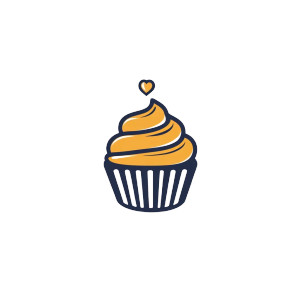 Cupcake Logo V4 Vinyl Car Decal Sticker – Waterproof & UV-Resistant 8"