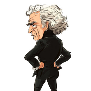 Devious Jefferson Caricature Vinyl Car Decal Sticker – Waterproof & UV-Resistant 8" Devious Jefferson Caricature Vinyl Car Decal Sticker – Waterproof & UV-Resistant 8"