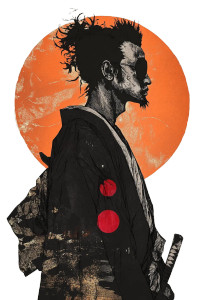 Western Yakuza Portrait Vinyl Car Decal Sticker – Waterproof & UV-Resistant 8" Western Yakuza Portrait Vinyl Car Decal Sticker – Waterproof & UV-Resistant 8"