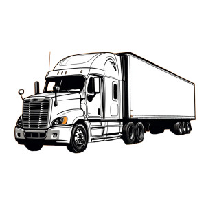 Freightliner Semi-Truck Vinyl Car Decal Sticker – Waterproof & UV-Resistant 8" Freightliner Semi-Truck Vinyl Car Decal Sticker – Waterproof & UV-Resistant 8"