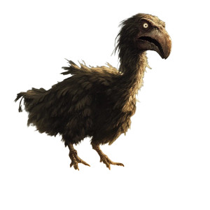 Angry Dodo Monster Vinyl Car Decal Sticker – Waterproof & UV-Resistant 8"