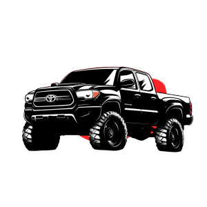 Auto Transport Logo Vinyl Car Decal Sticker – Waterproof & UV-Resistant 8"