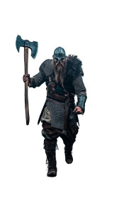 Viking Berserker Standoff Vinyl Car Decal Sticker – Waterproof & UV-Resistant 8"