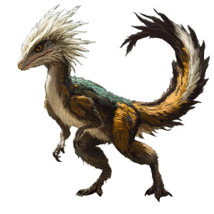 Feathered Velociraptor V4 Vinyl Car Decal Sticker – Waterproof & UV-Resistant 8"