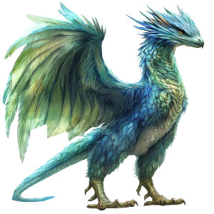 Feathered Dragon Vinyl Car Decal Sticker – Waterproof & UV-Resistant 8"