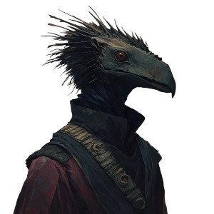 Alien Bird Navigator Vinyl Car Decal Sticker – Waterproof & UV-Resistant 8"