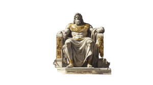 Statue Of Zeus Vinyl Car Decal Sticker – Waterproof & UV-Resistant 8" Statue Of Zeus Vinyl Car Decal Sticker – Waterproof & UV-Resistant 8"